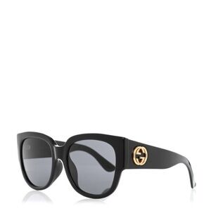 GUCCI Black Sunglasses Havana Round NEW